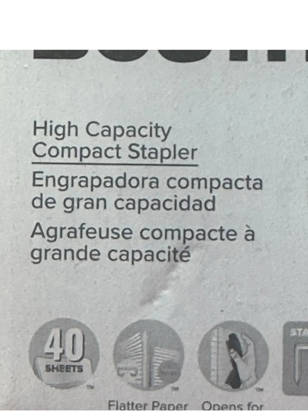 Bostitch Office Heavy Duty Stapler 40 Sheet No Jam Gold Chrome Compact New